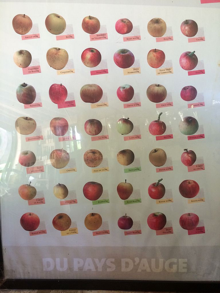 Jablká používane vo Francúzsku na Calvados.